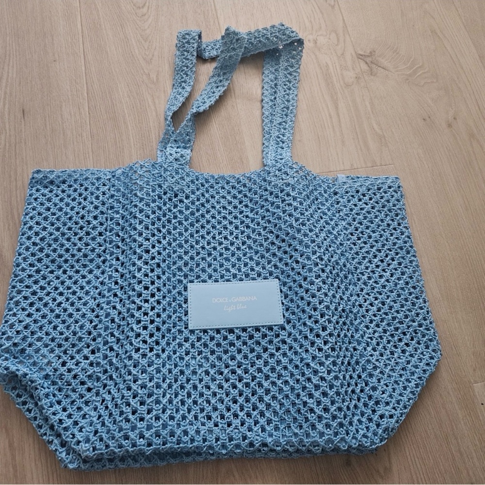 Dolce & Gabbana Sky Blue Tote Bag